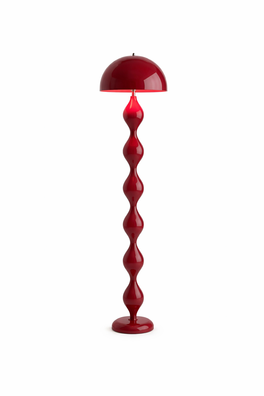 Lampadaire LED nordique — lampe de chevet et salon, abat-jour champignon coloré